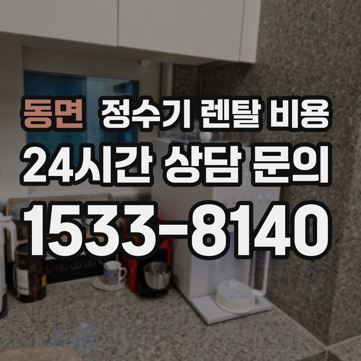 동면 정수기 렌탈 비용