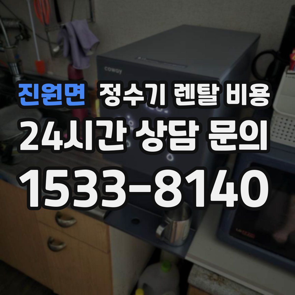 진원면 정수기 렌탈 비용