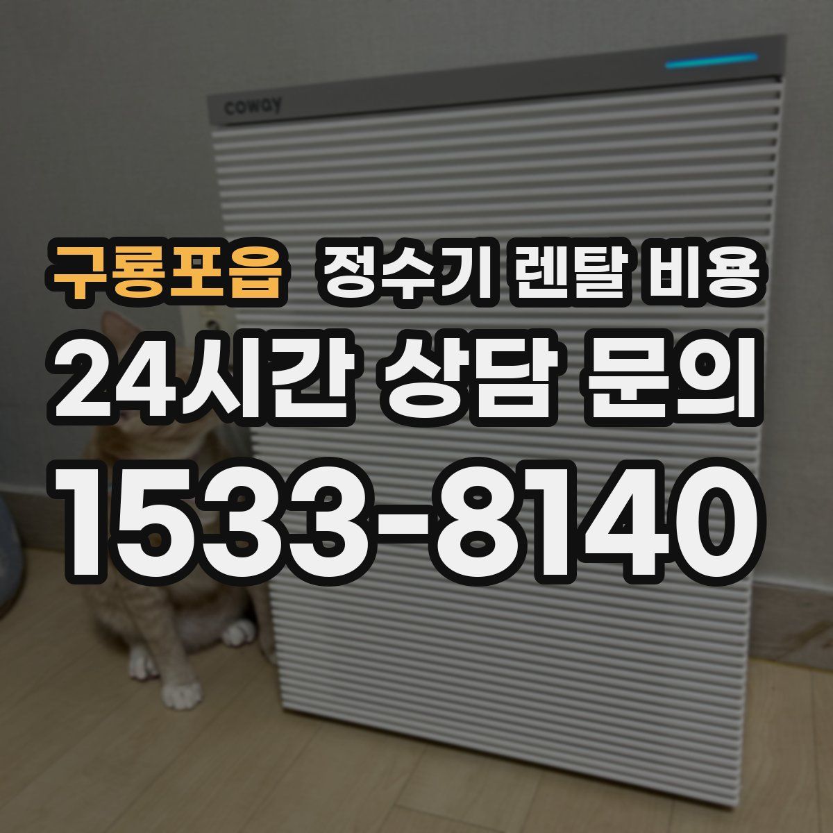 구룡포읍 정수기 렌탈 비용