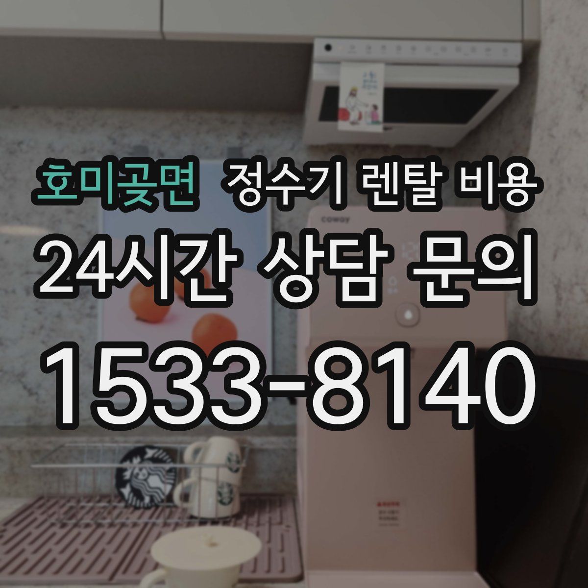 호미곶면 정수기 렌탈 비용