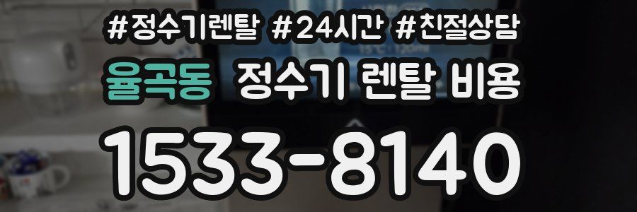 율곡동 정수기 렌탈 비용