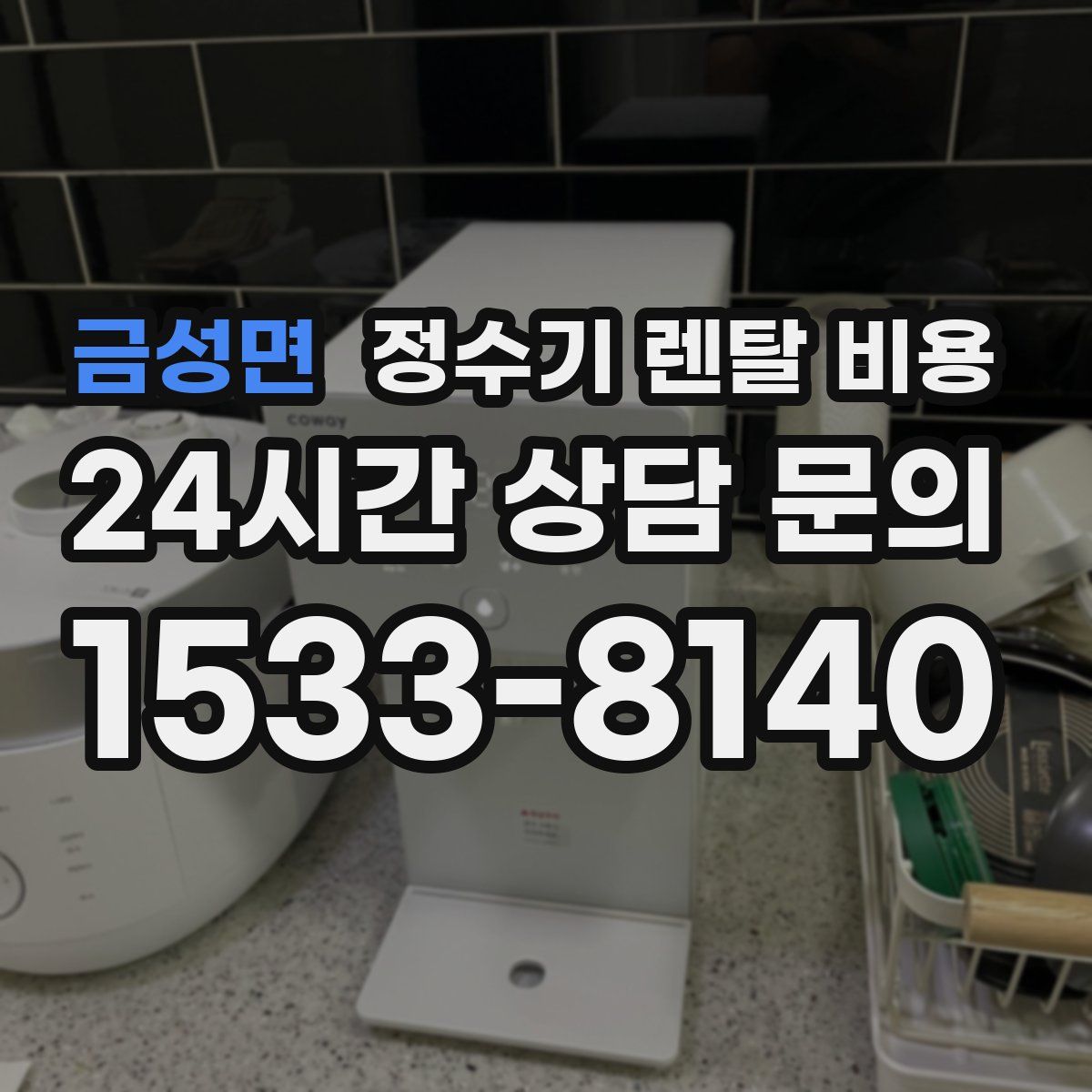 금성면 정수기 렌탈 비용