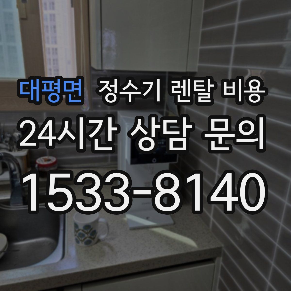 대평면 정수기 렌탈 비용