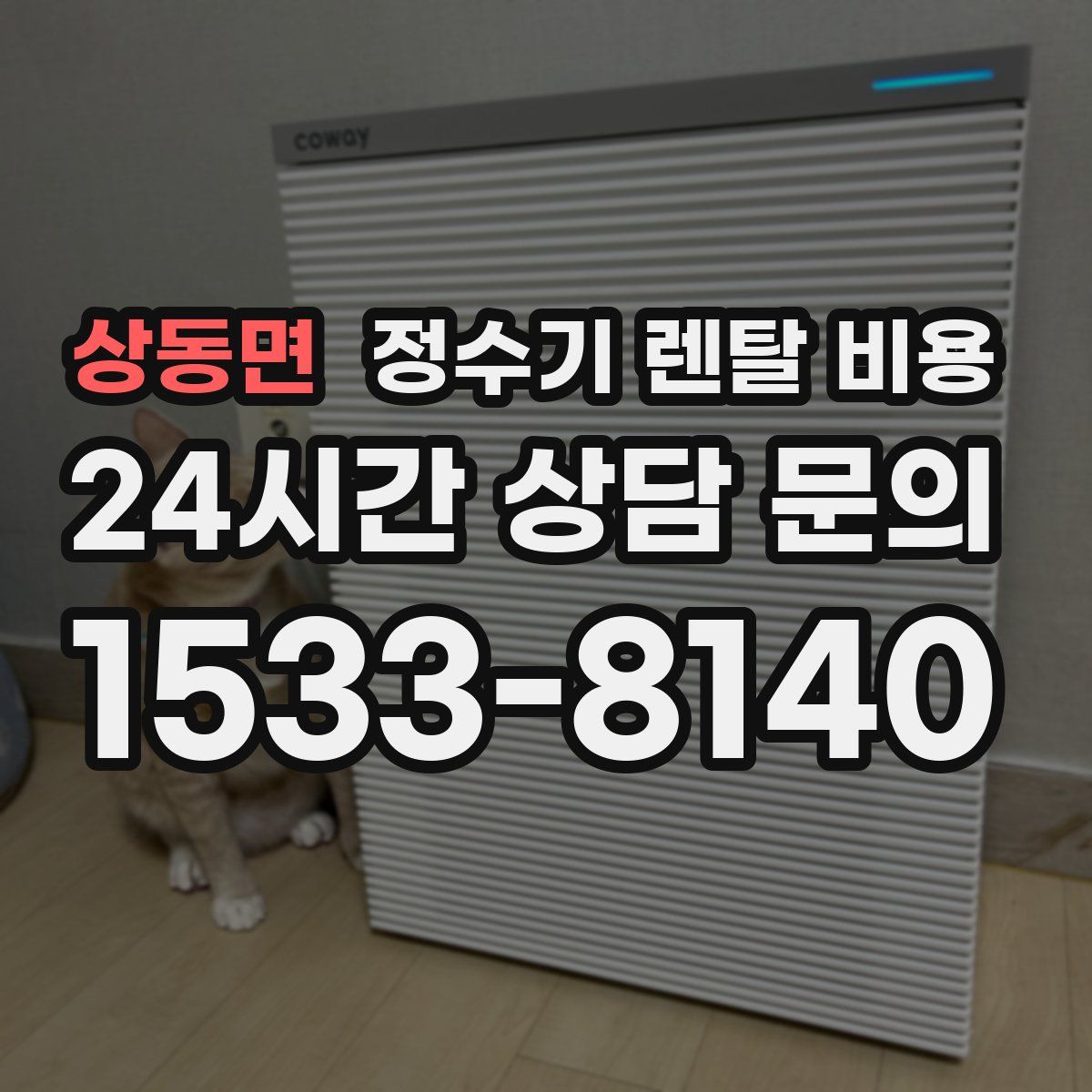상동면 정수기 렌탈 비용