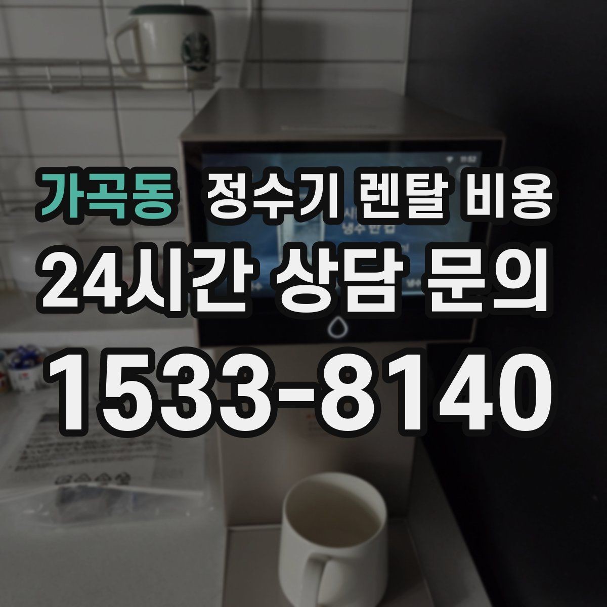 가곡동 정수기 렌탈 비용 얼음 사용량이 많은 집의 선택 기준