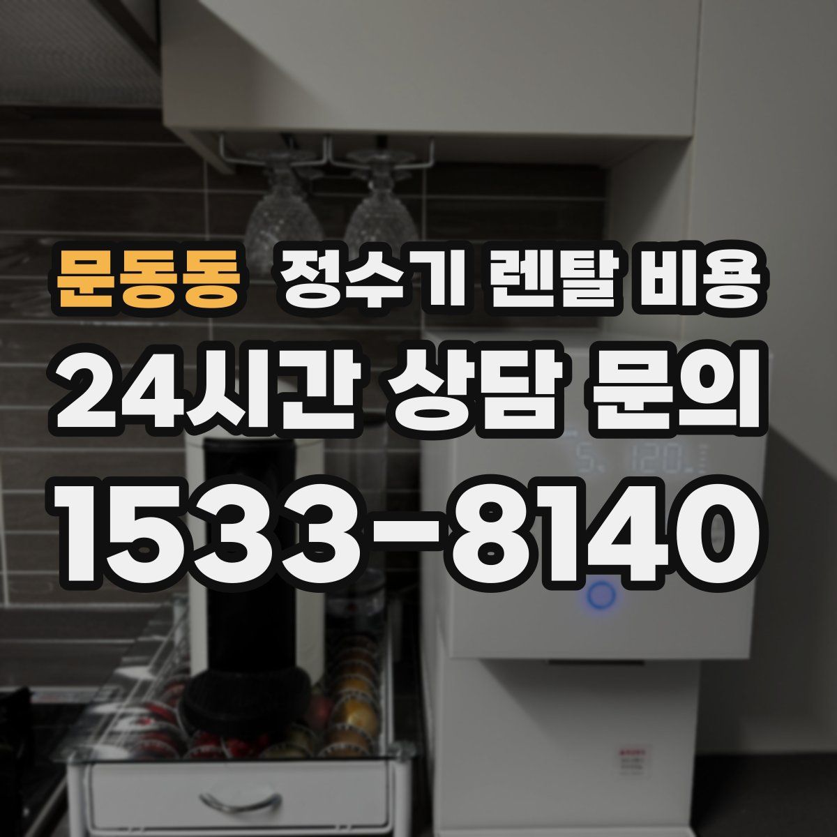 문동동 정수기 렌탈 비용