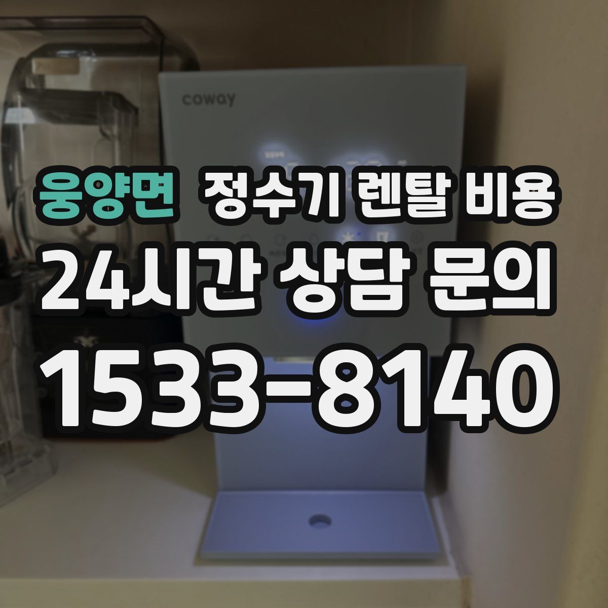 웅양면 정수기 렌탈 비용