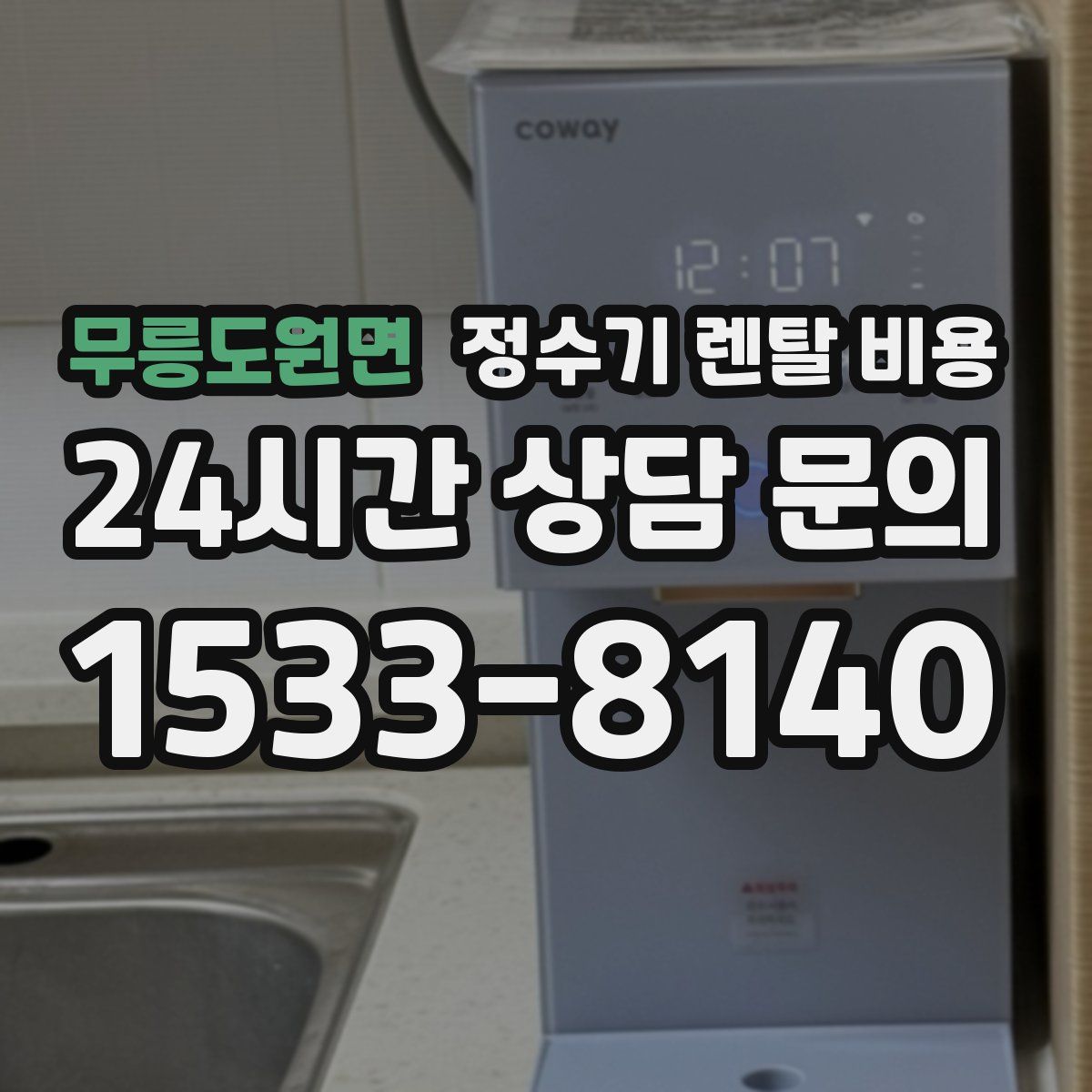 무릉도원면 정수기 렌탈 비용