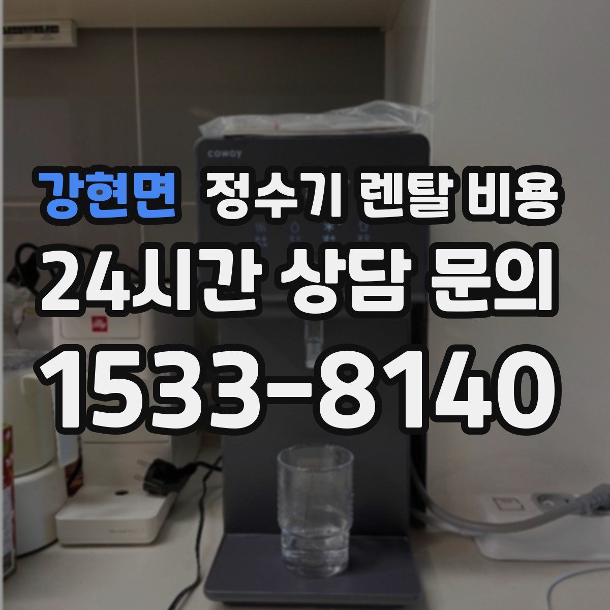 강현면 정수기 렌탈 비용