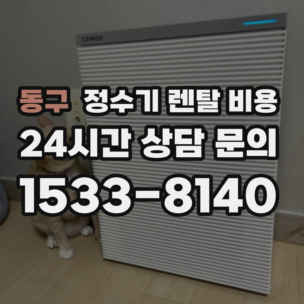동구 정수기 렌탈 비용 핵심만 비교해도 충분한 이유