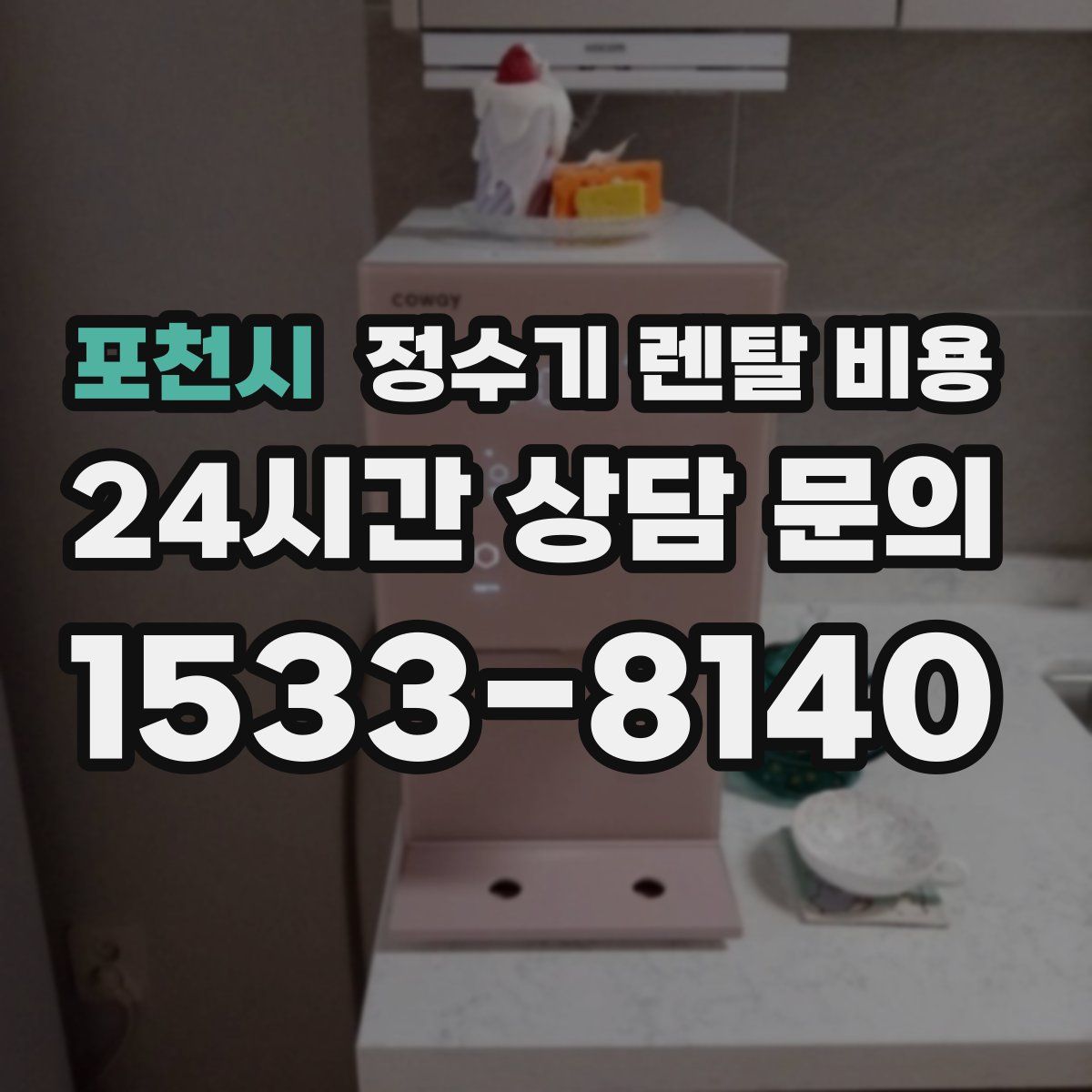 포천시 정수기 렌탈 비용