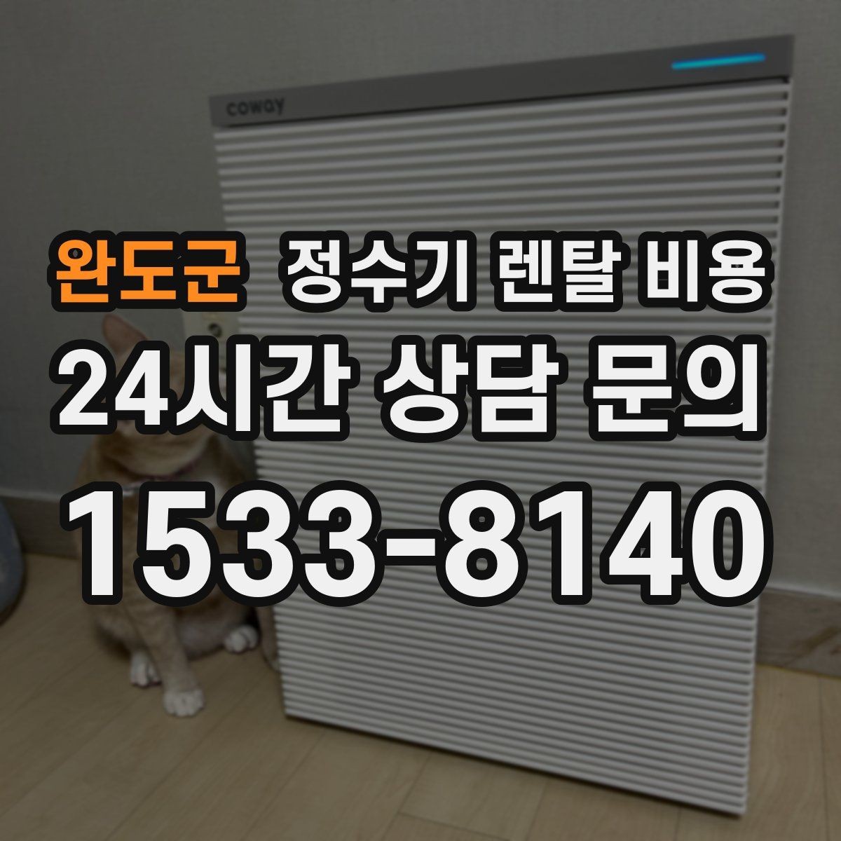 완도군 정수기 렌탈 비용 간단하게 이해하는 구조 정리