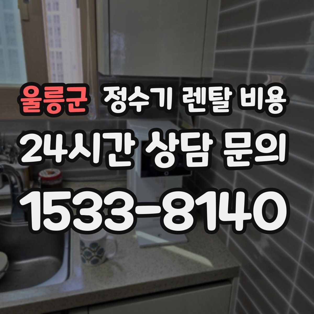 울릉군 정수기 렌탈 비용 정수 전용이 더 나은 경우 정리