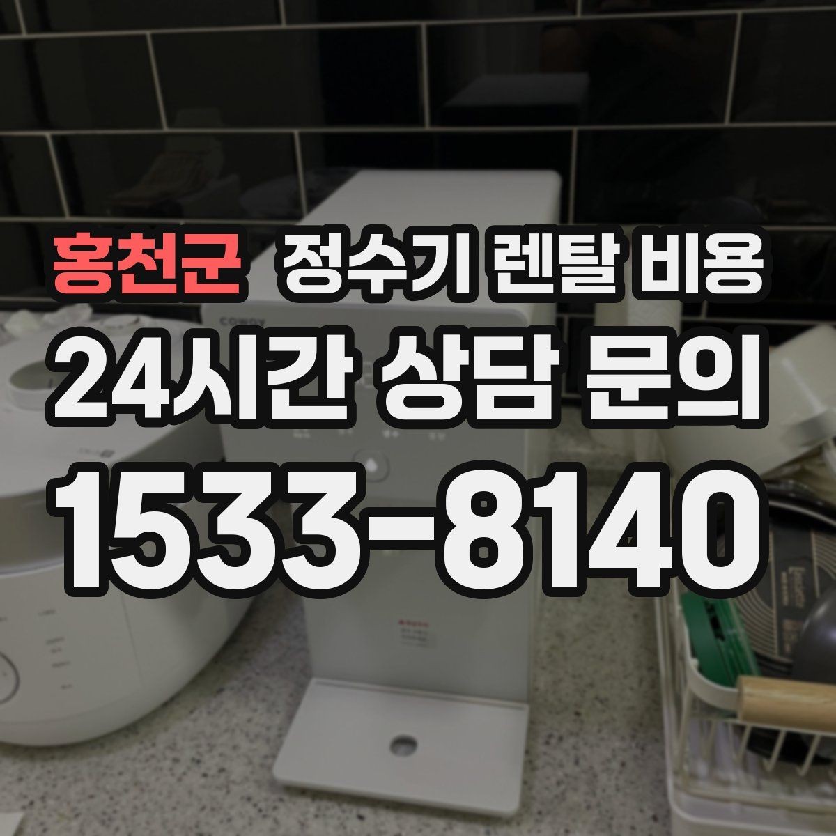 홍천군 정수기 렌탈 비용 얼음 정수기가 비싼 이유 정리