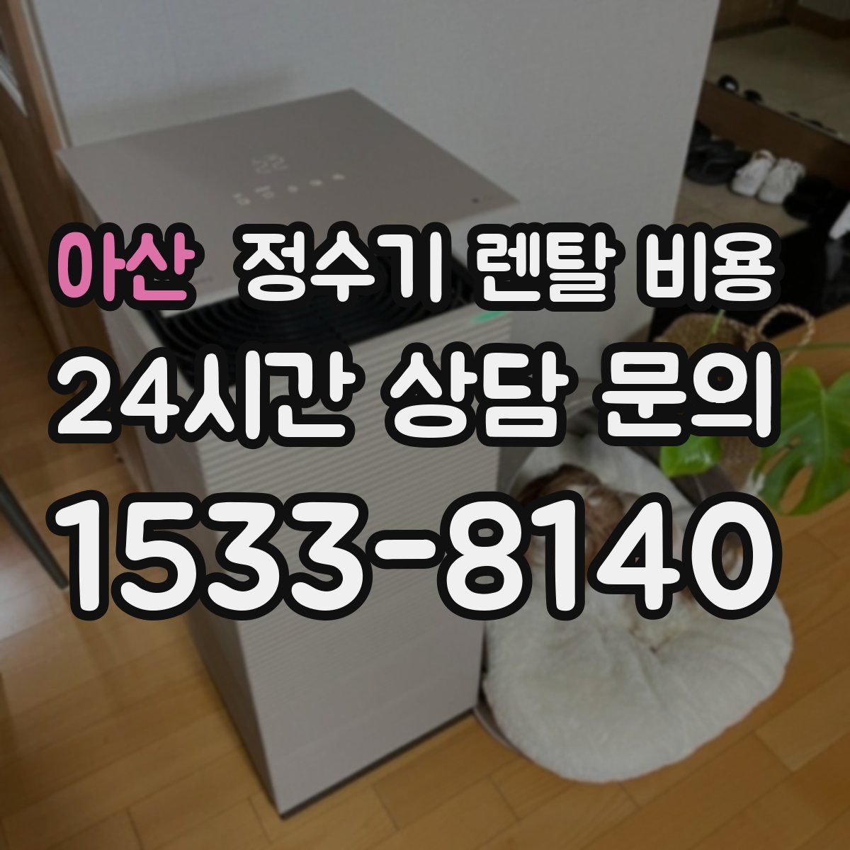 아산 정수기 렌탈 비용