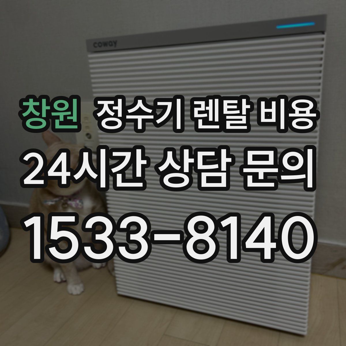 창원 정수기 렌탈 비용