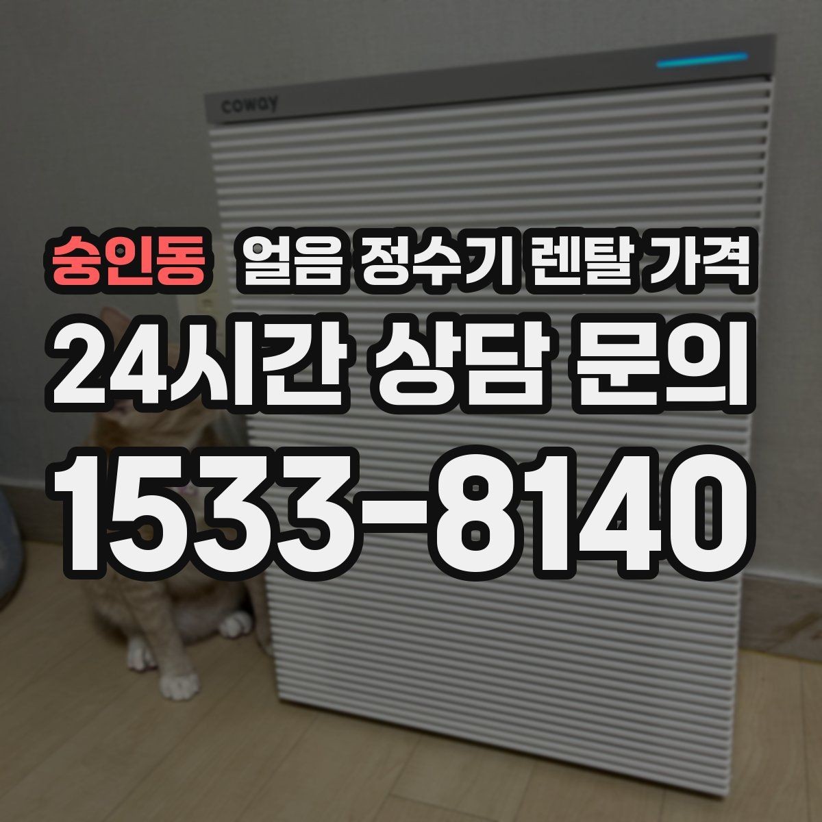 숭인동 얼음 정수기 렌탈 가격 내부 세척 기능이 중요한 이유