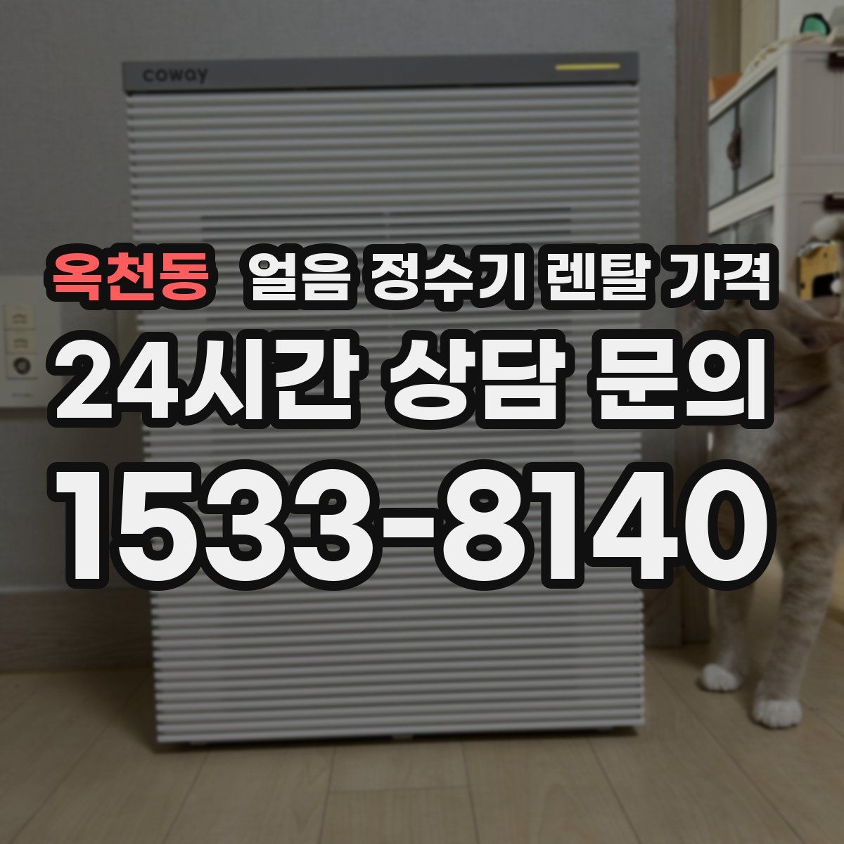 옥천동 얼음 정수기 렌탈 가격