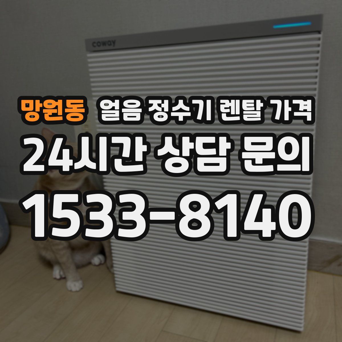 망원동 얼음 정수기 렌탈 가격