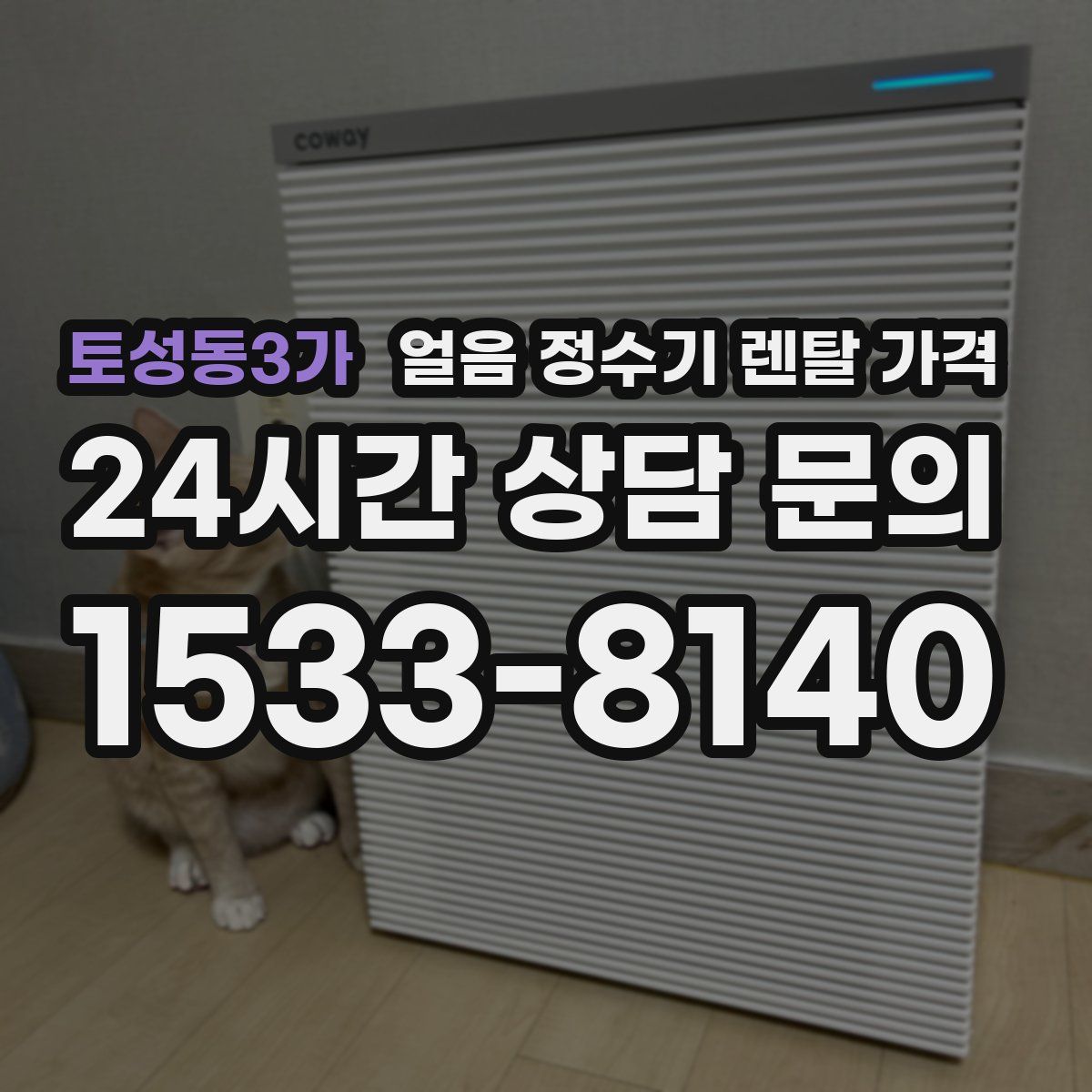 토성동3가 얼음 정수기 렌탈 가격