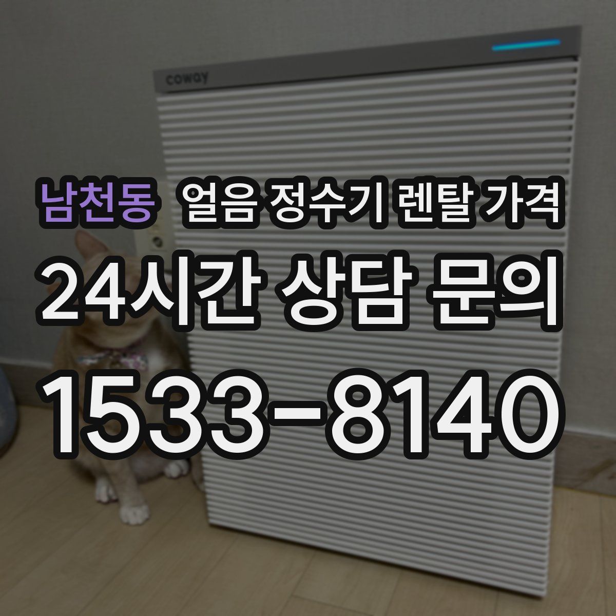 남천동 얼음 정수기 렌탈 가격