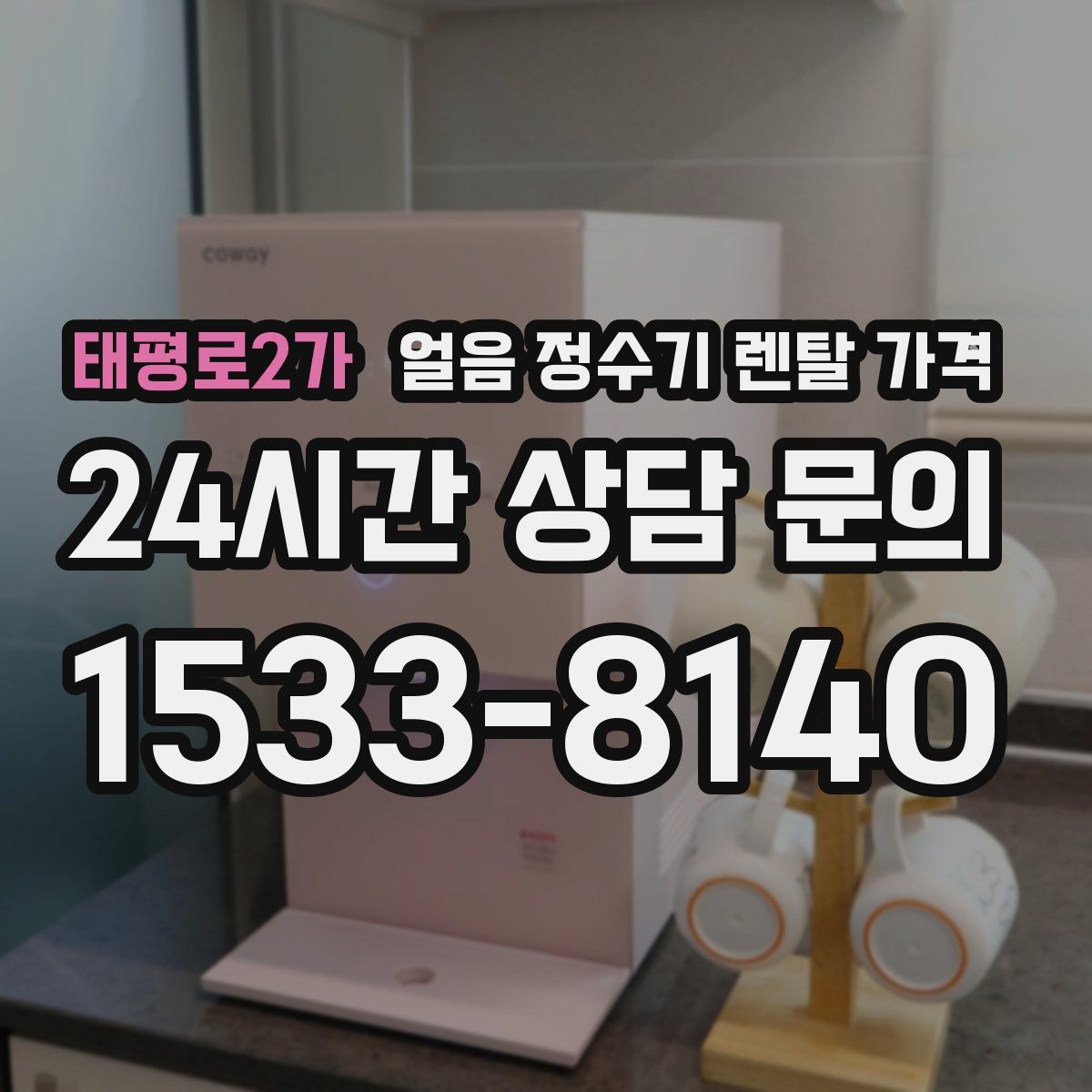 태평로2가 얼음 정수기 렌탈 가격