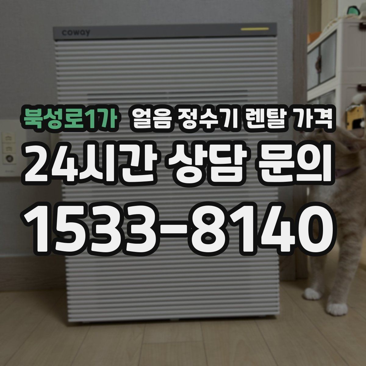 북성로1가 얼음 정수기 렌탈 가격 싱크대형과 스탠드형 비교