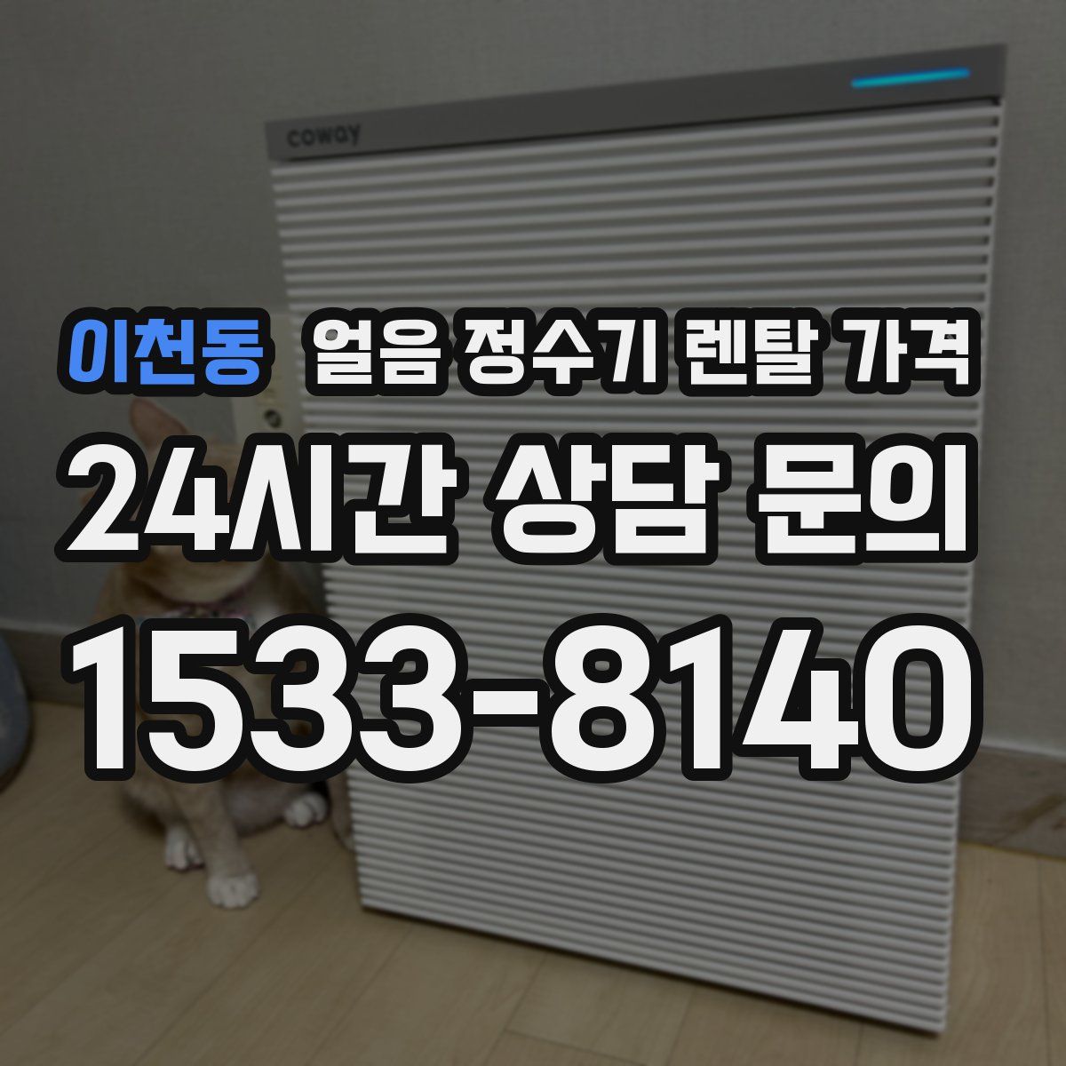 이천동 얼음 정수기 렌탈 가격