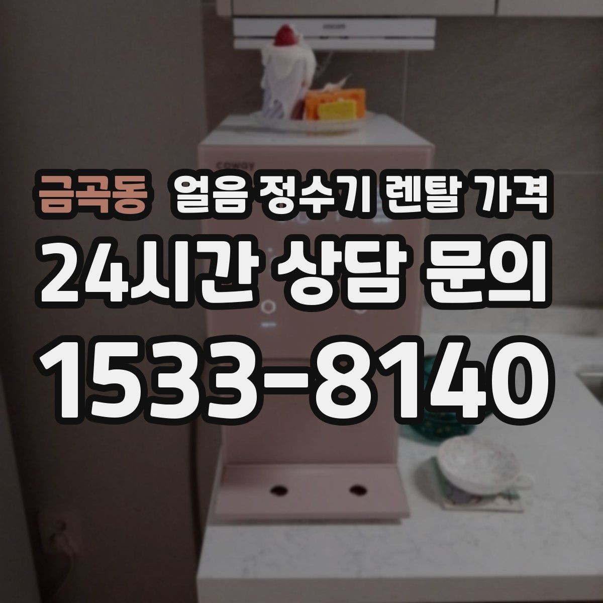 금곡동 얼음 정수기 렌탈 가격 생활 패턴에 맞춰 고르는 방법