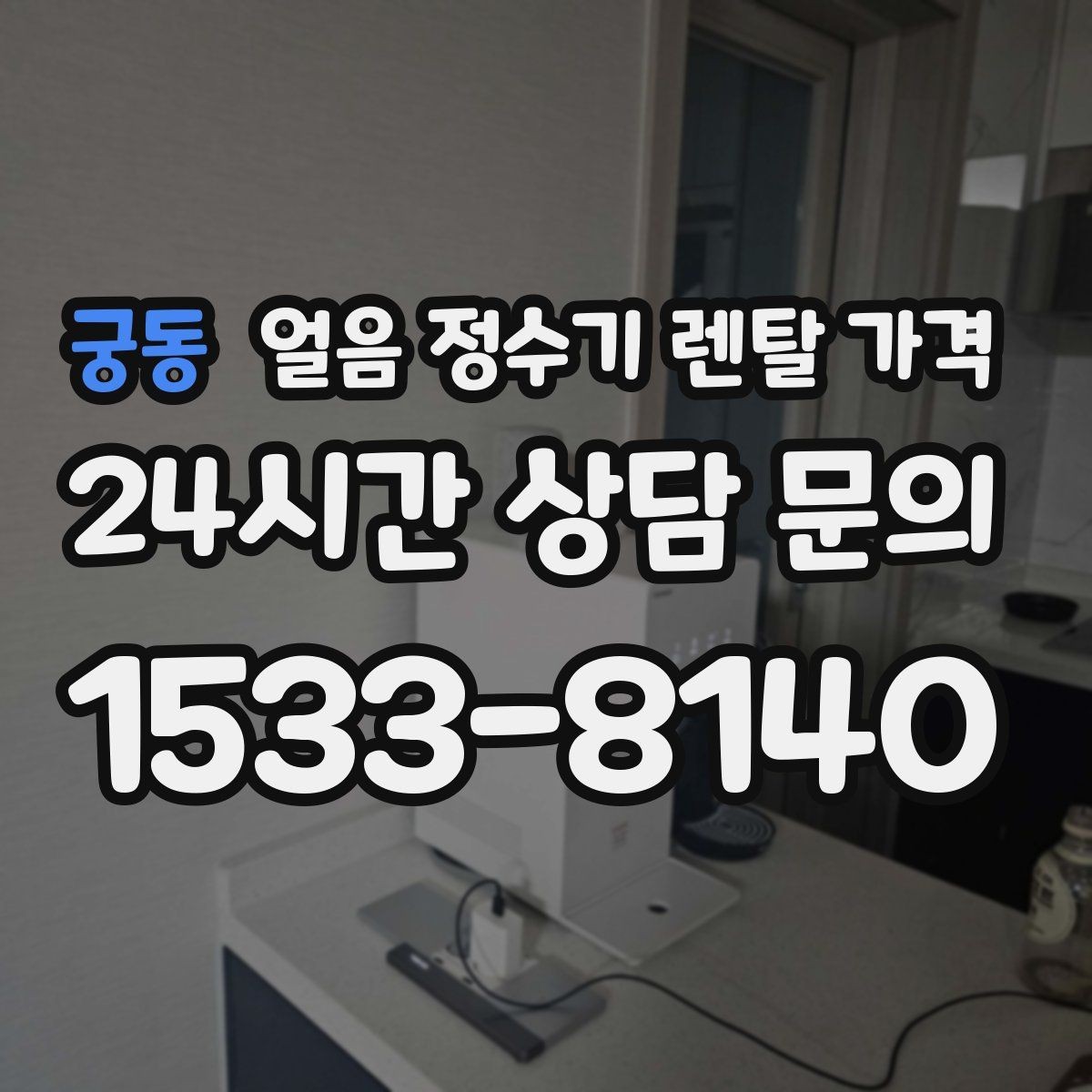 궁동 얼음 정수기 렌탈 가격 싱크대형과 스탠드형 차이