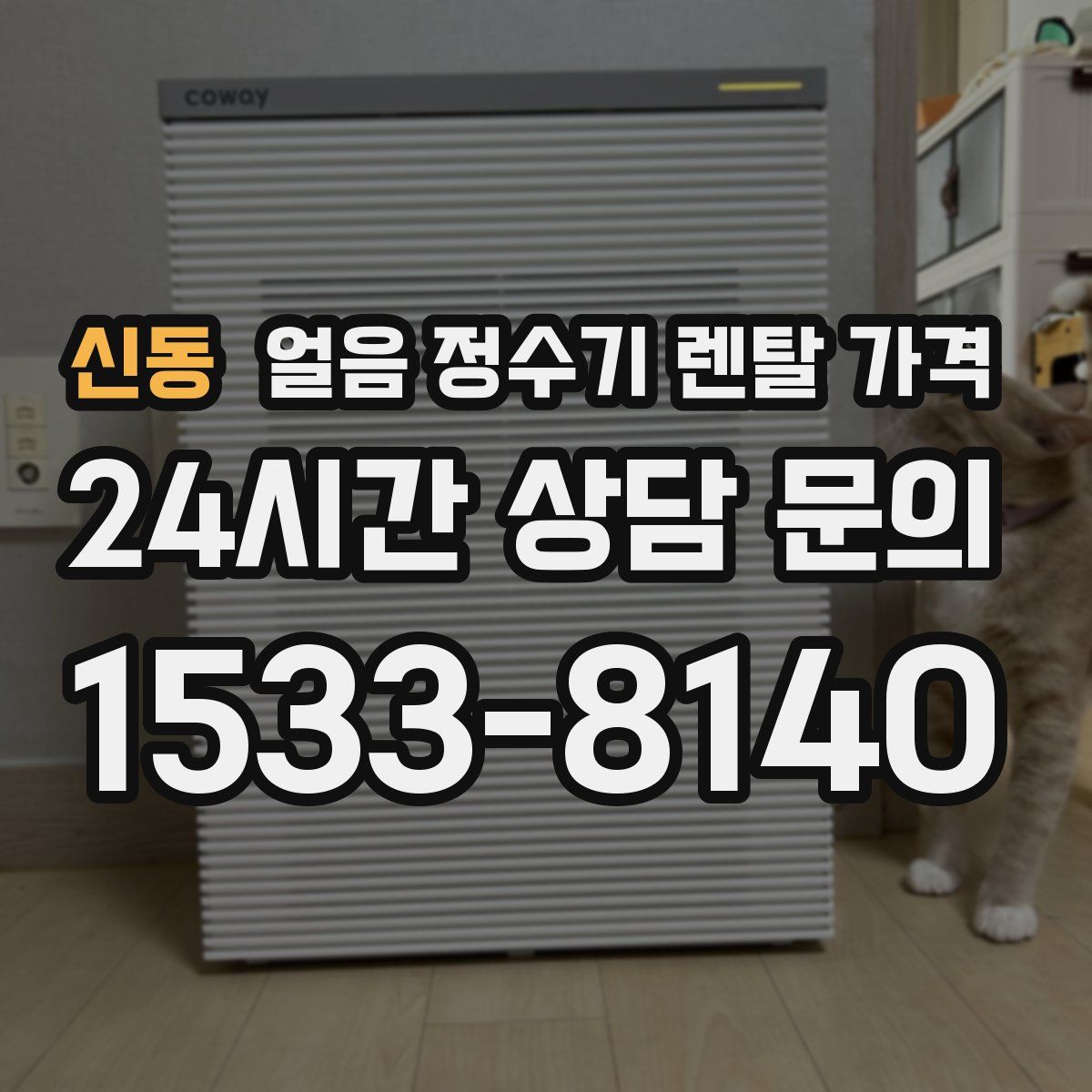 신동 얼음 정수기 렌탈 가격