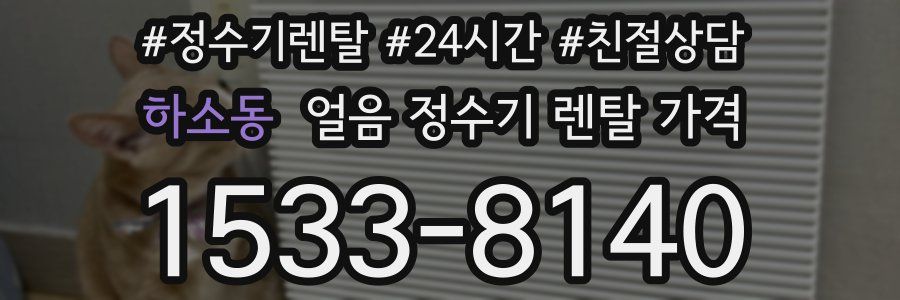 하소동 얼음 정수기 렌탈 가격