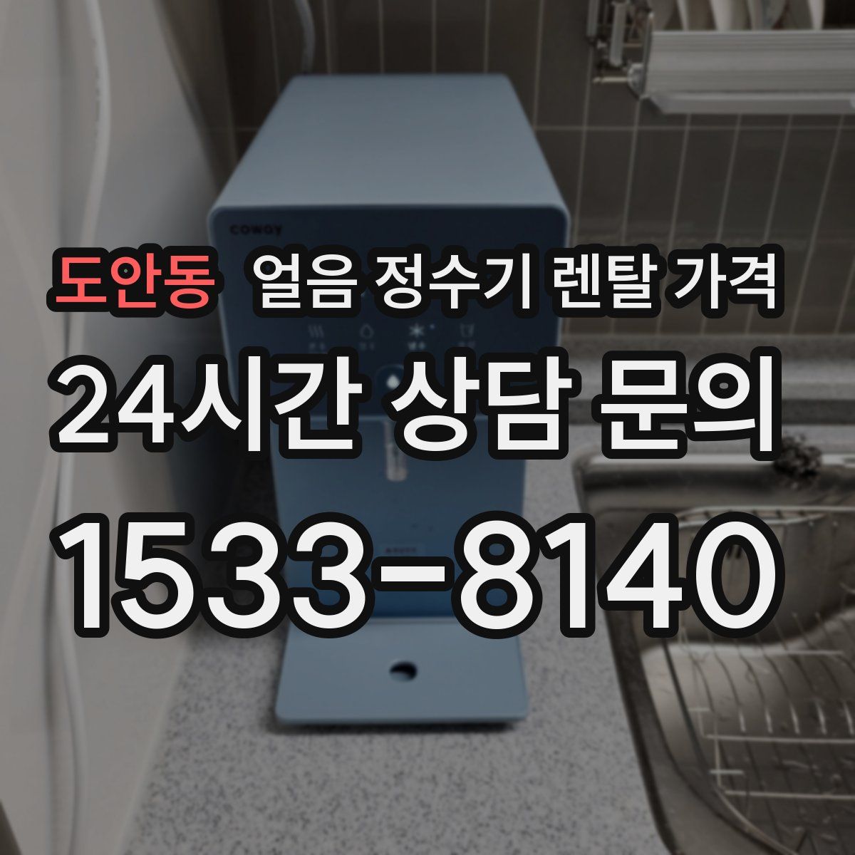 도안동 얼음 정수기 렌탈 가격