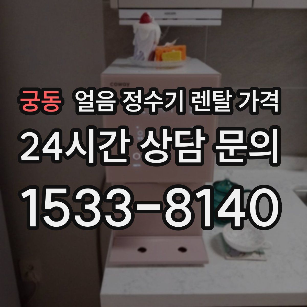 궁동 얼음 정수기 렌탈 가격