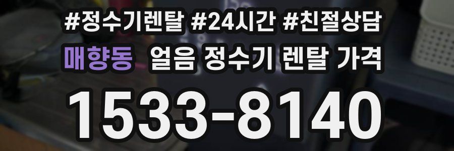 매향동 얼음 정수기 렌탈 가격