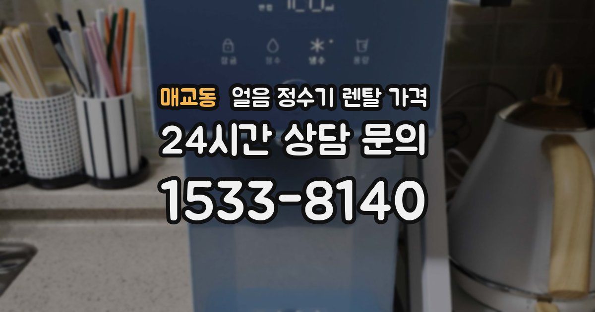 매교동 얼음 정수기 렌탈 가격