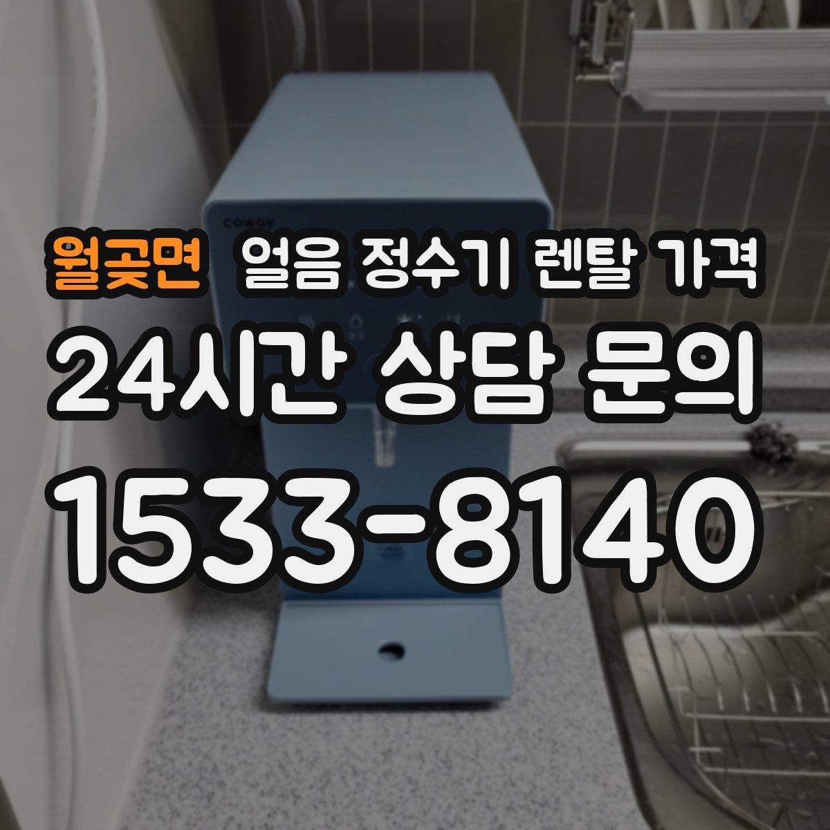 월곶면 얼음 정수기 렌탈 가격