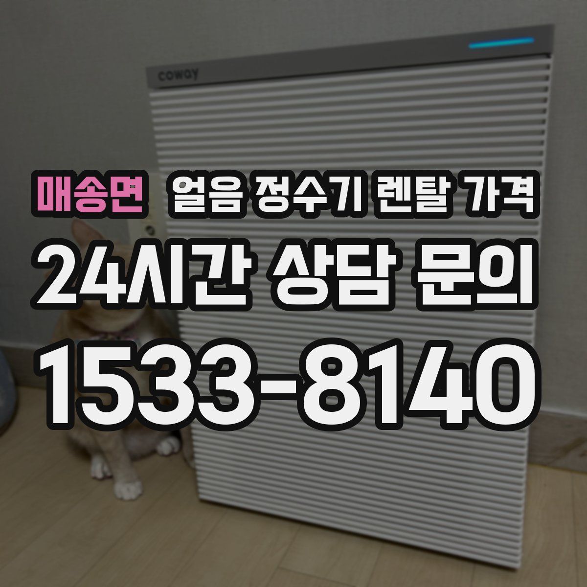 매송면 얼음 정수기 렌탈 가격