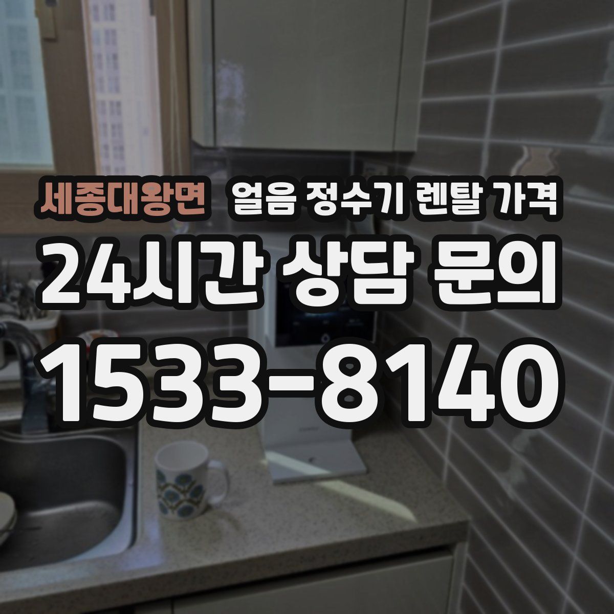 세종대왕면 얼음 정수기 렌탈 가격