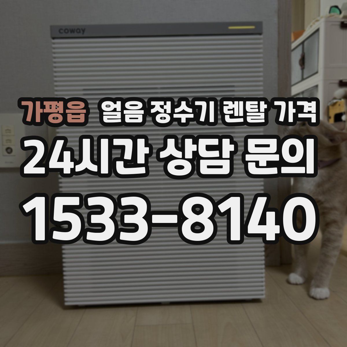 가평읍 얼음 정수기 렌탈 가격