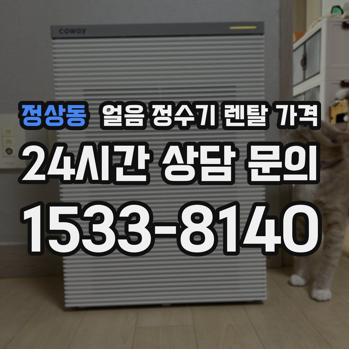 정상동 얼음 정수기 렌탈 가격