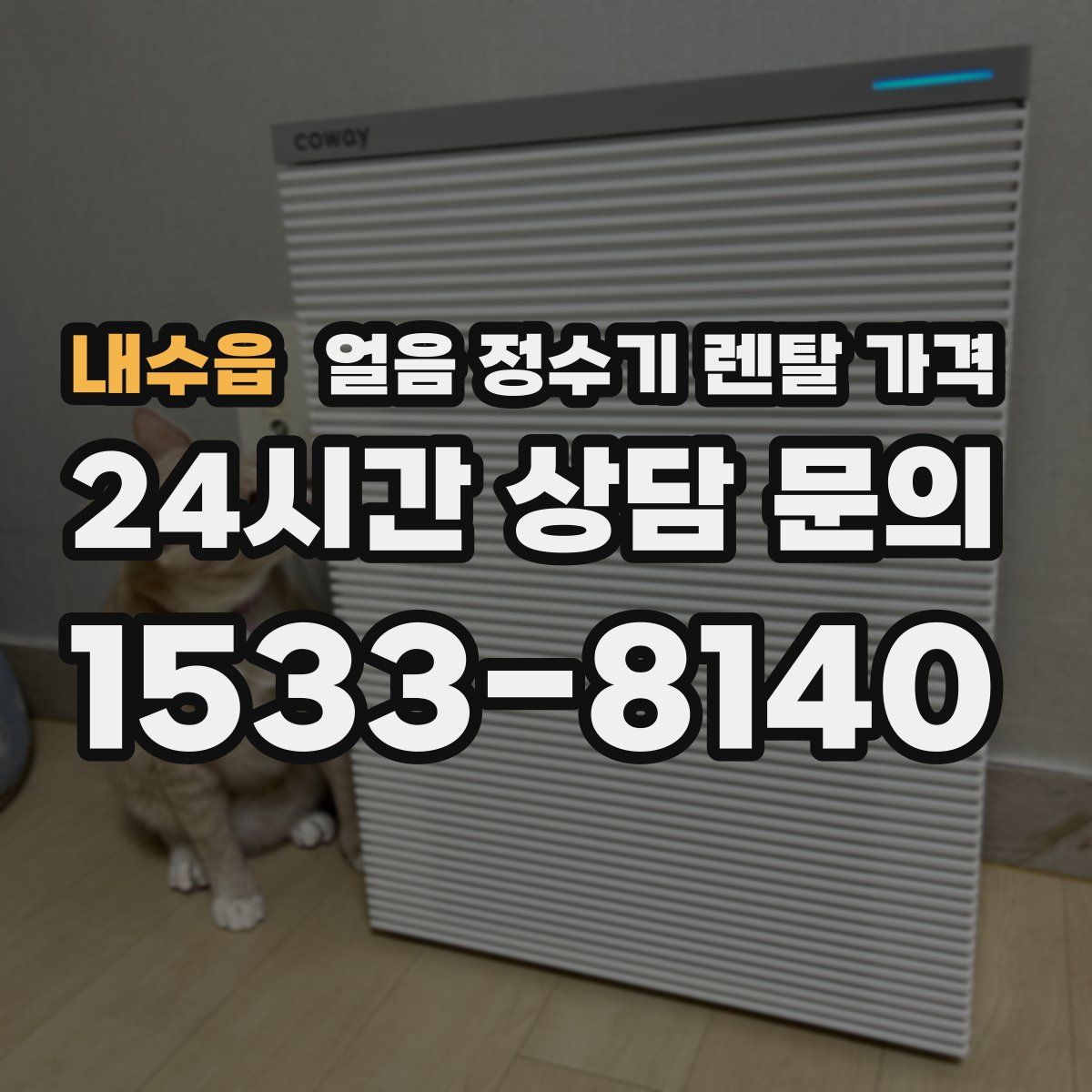 내수읍 얼음 정수기 렌탈 가격