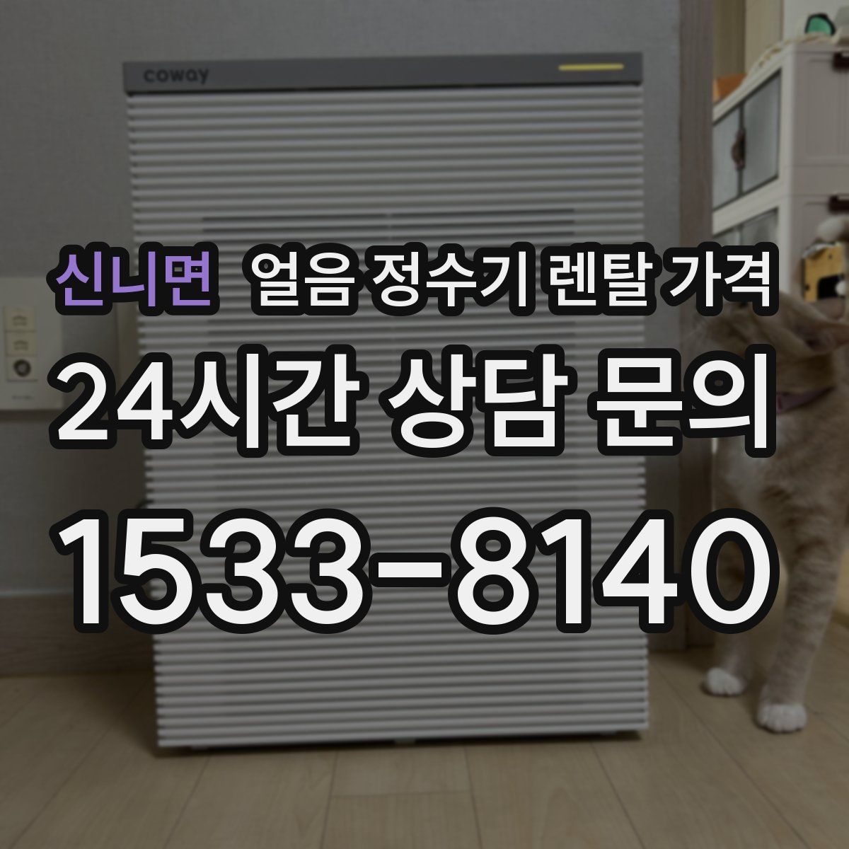 신니면 얼음 정수기 렌탈 가격