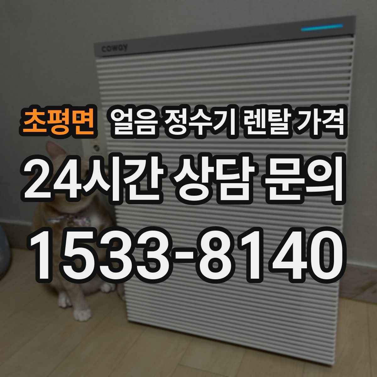 초평면 얼음 정수기 렌탈 가격