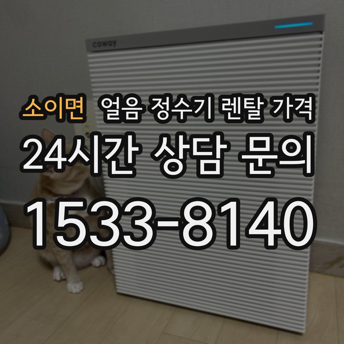 소이면 얼음 정수기 렌탈 가격