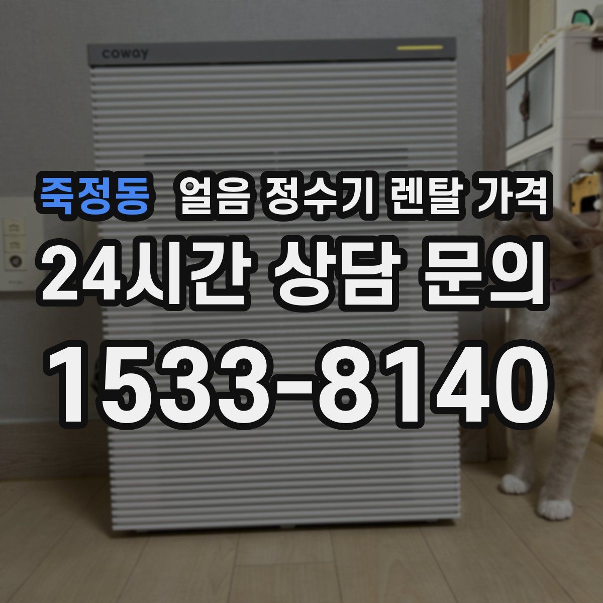 죽정동 얼음 정수기 렌탈 가격