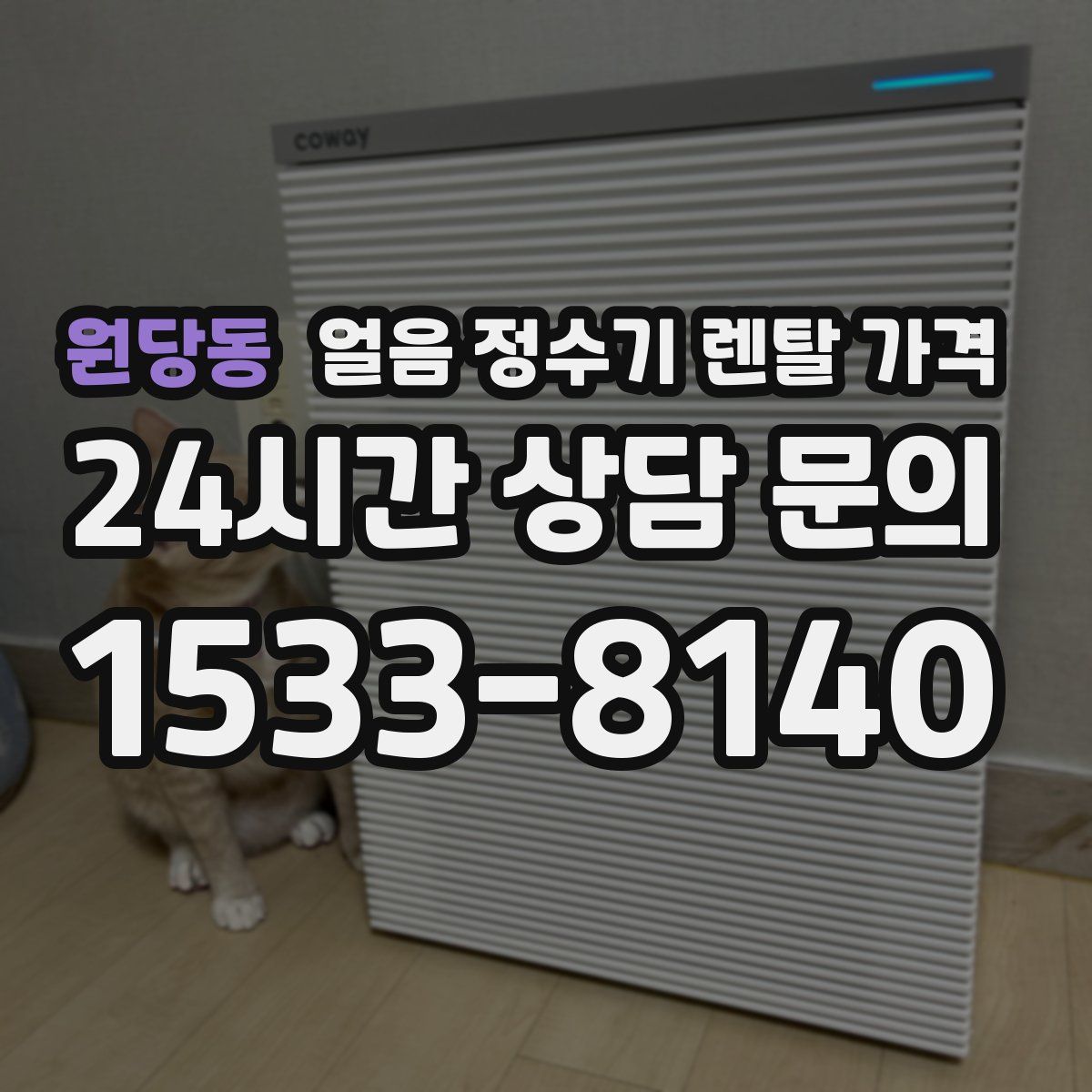 원당동 얼음 정수기 렌탈 가격