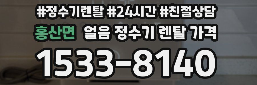 홍산면 얼음 정수기 렌탈 가격