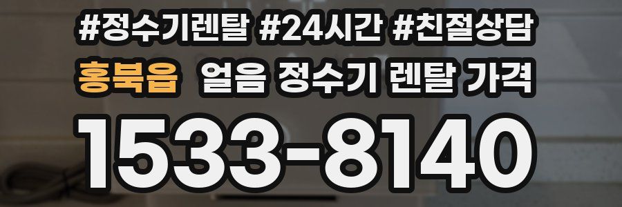 홍북읍 얼음 정수기 렌탈 가격