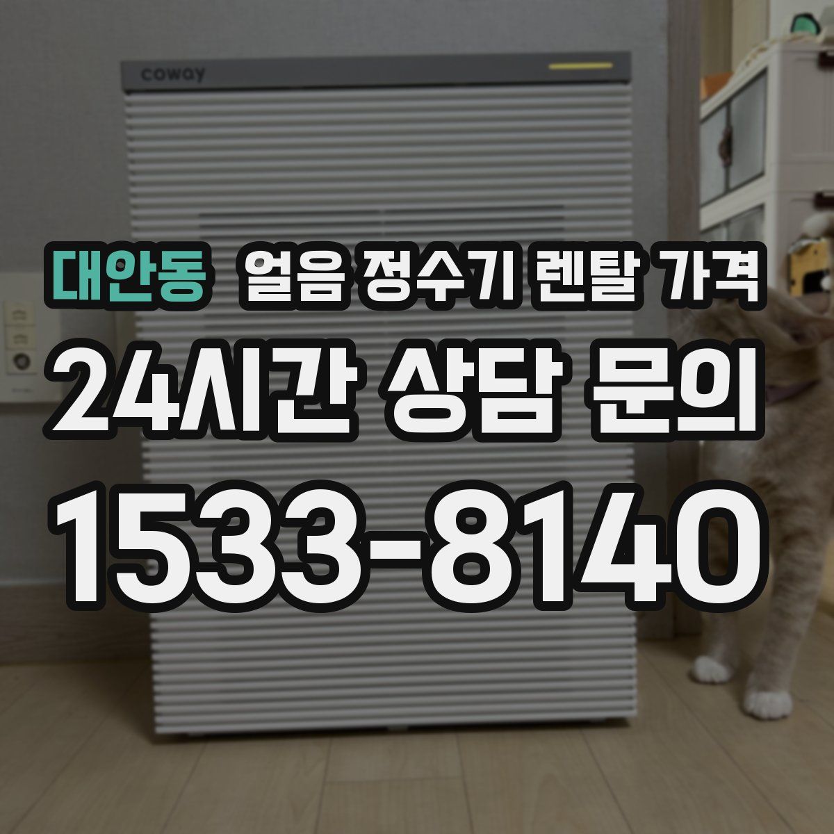 대안동 얼음 정수기 렌탈 가격